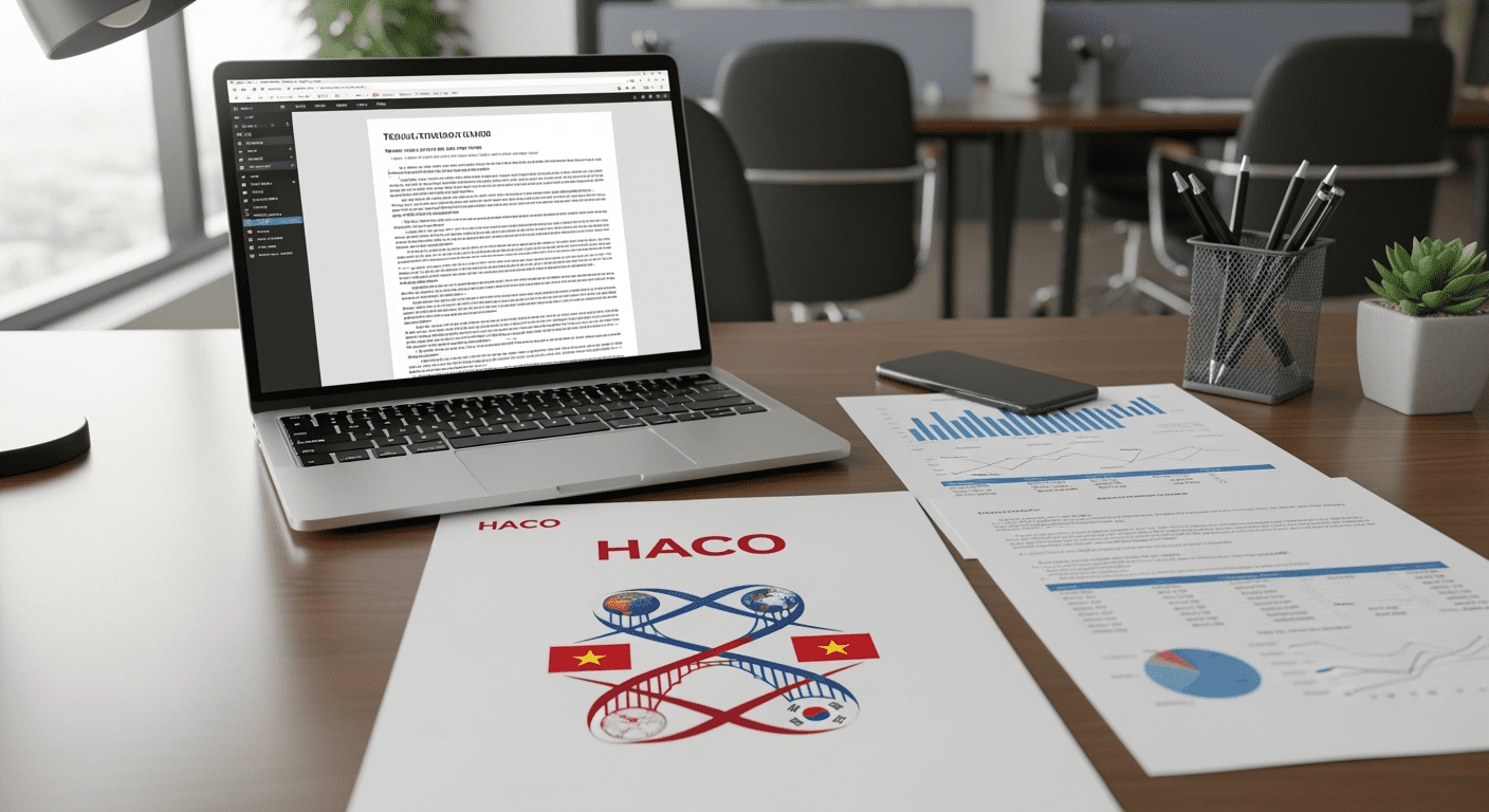 dịch giấy tờ tiếng hàn quốc