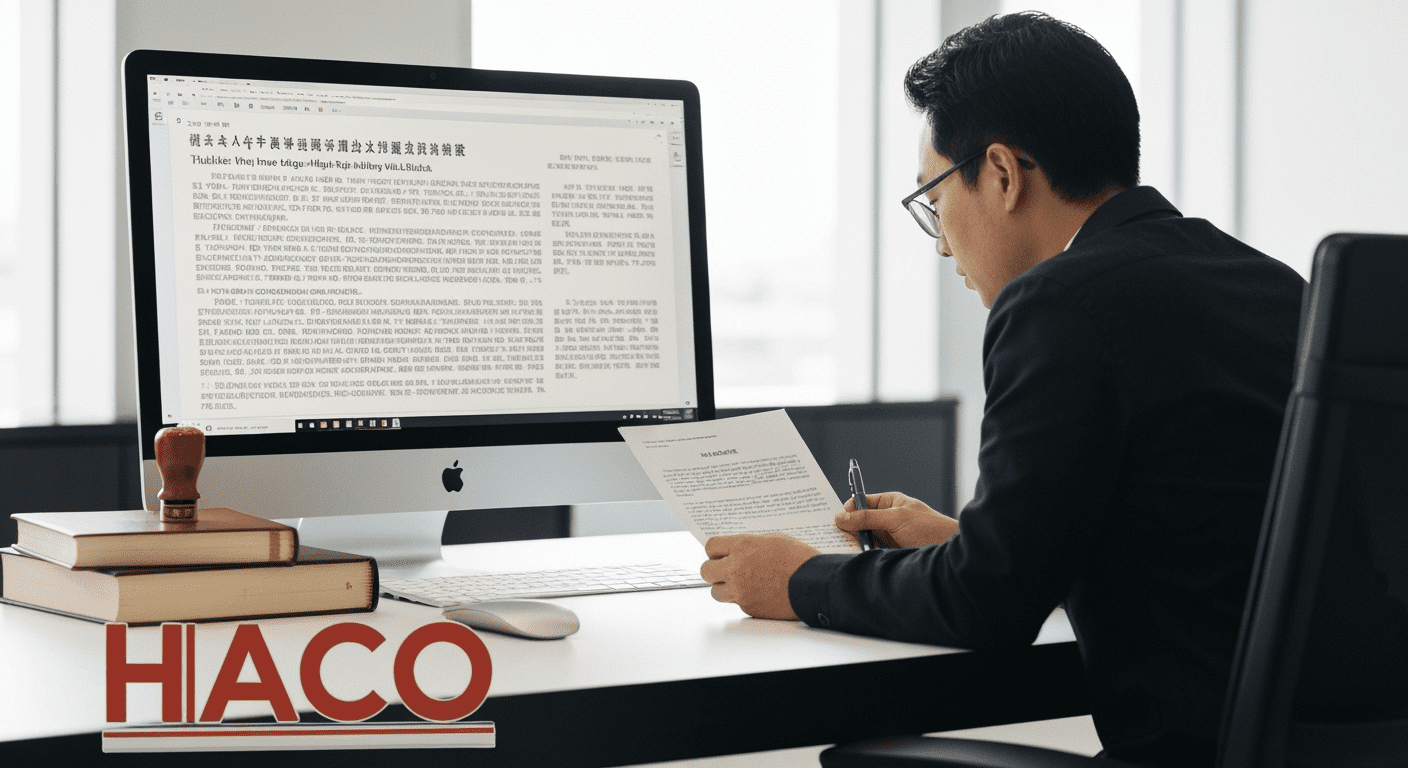 Công ty dịch công chứng tiếng Trung chuyên nghiệp HACO uy tín hàng đầu 3 công ty dịch công chứng tiếng trung chuyên nghiệp