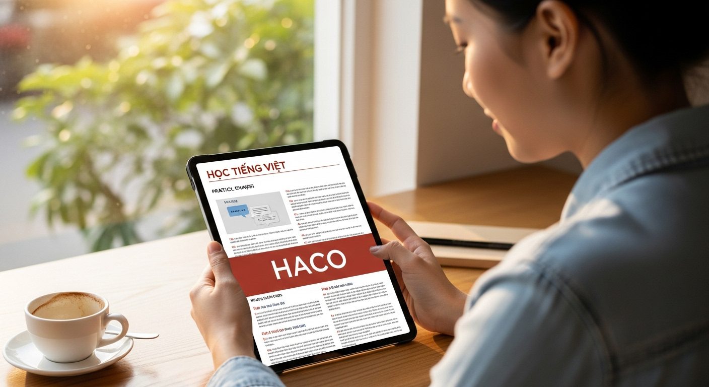 Tiếng Việt giao tiếp PDF cho người nước ngoài Hướng dẫn từ HACO 4 tiếng Việt giao tiếp pdf cho người nước ngoài