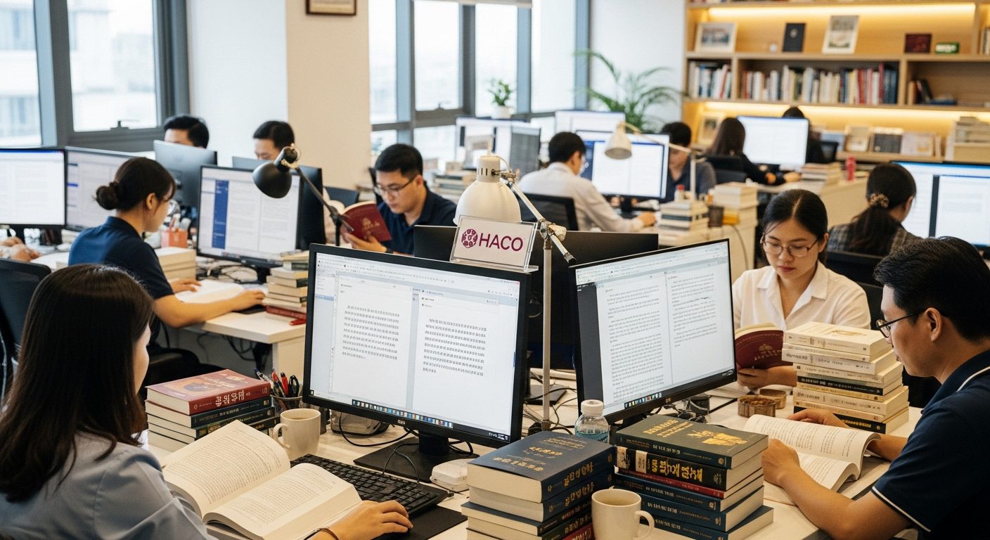dịch vụ dịch sách tiếng hàn