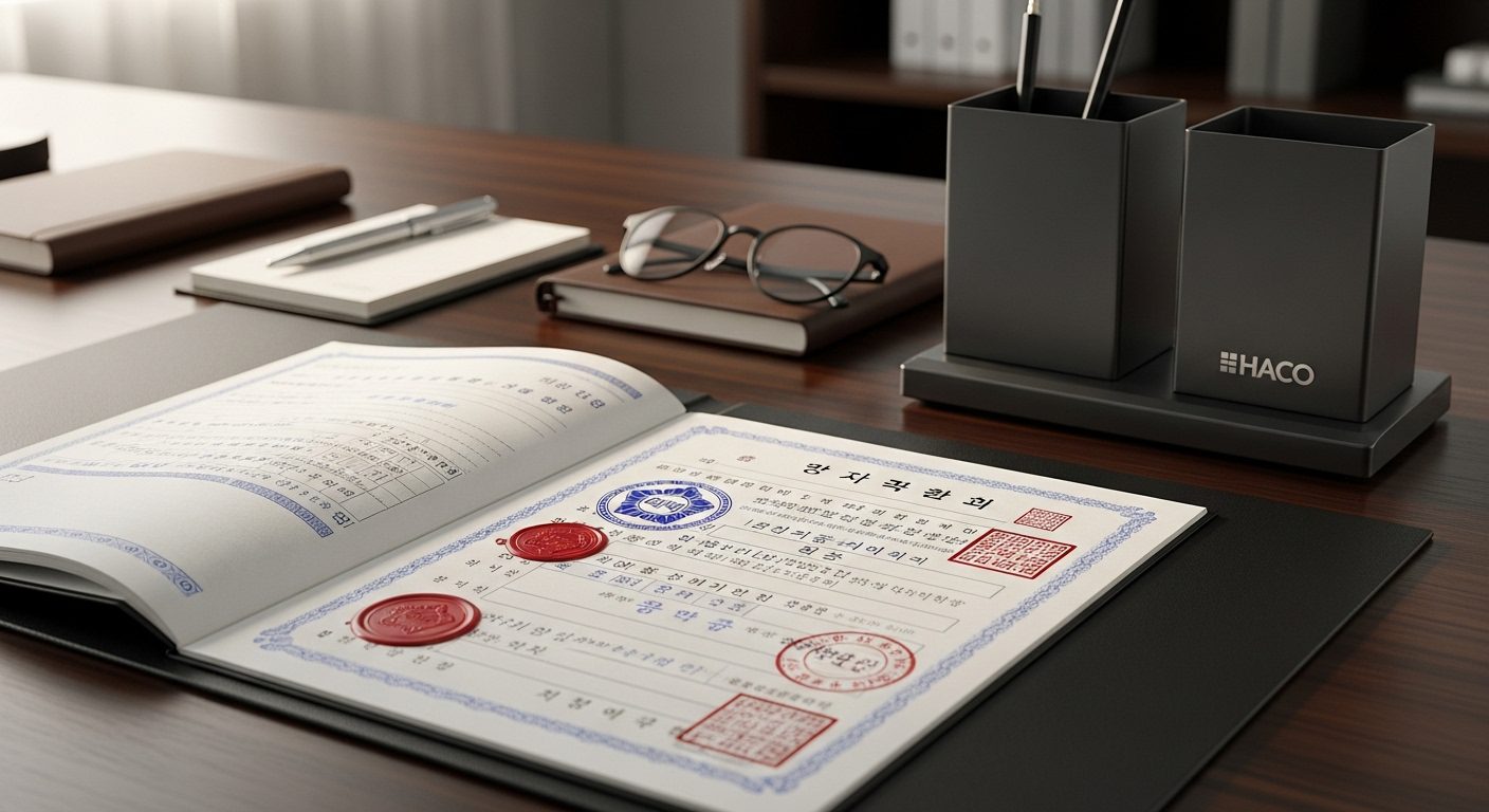 dịch công chứng giấy khai sinh tiếng hàn