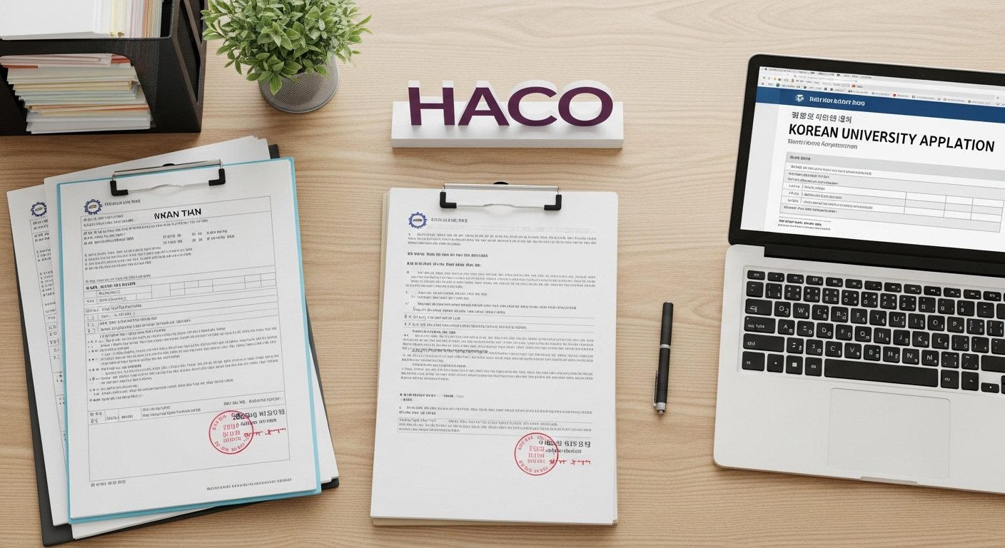dịch công chứng hồ sơ du học tiếng hàn