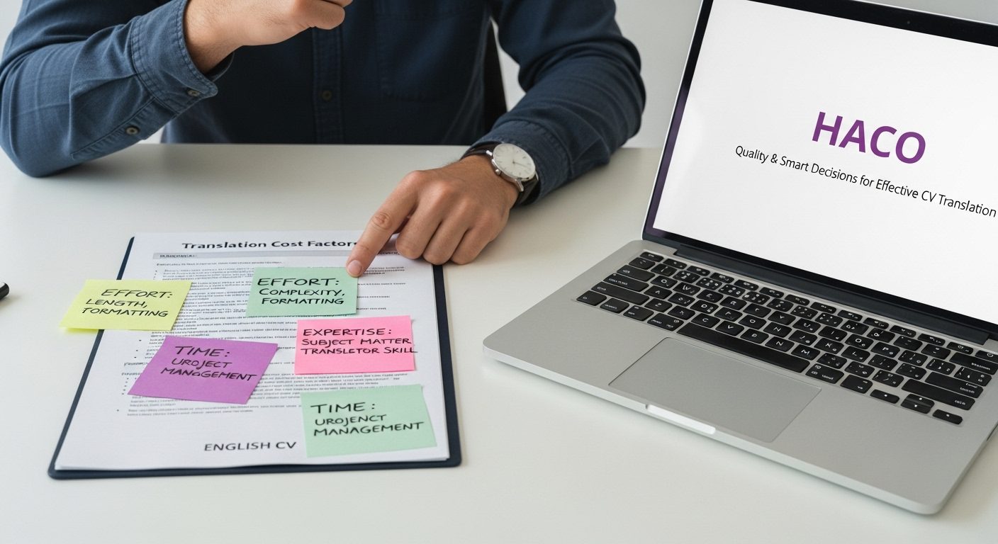 giá dịch cv tiếng anh