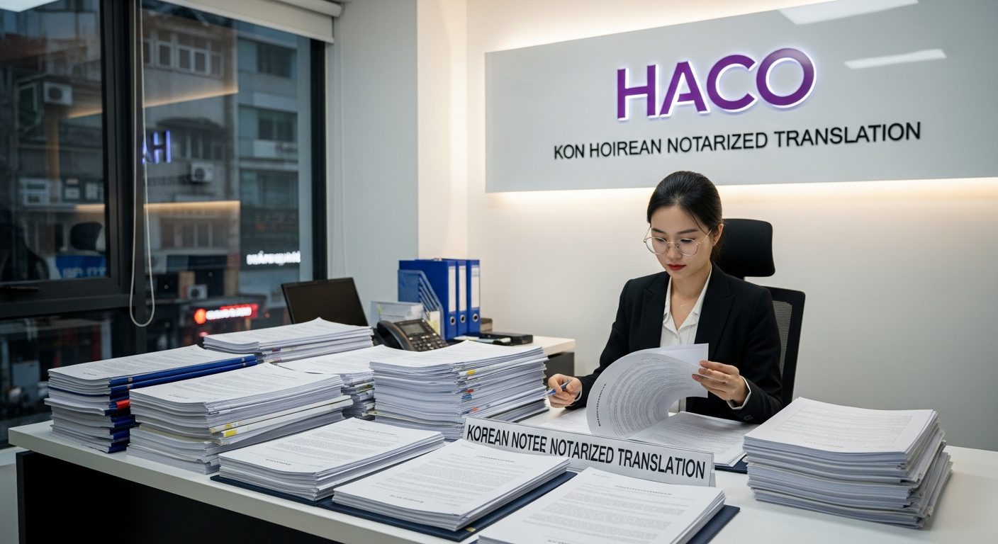 dịch công chứng tiếng hàn tại hà nội