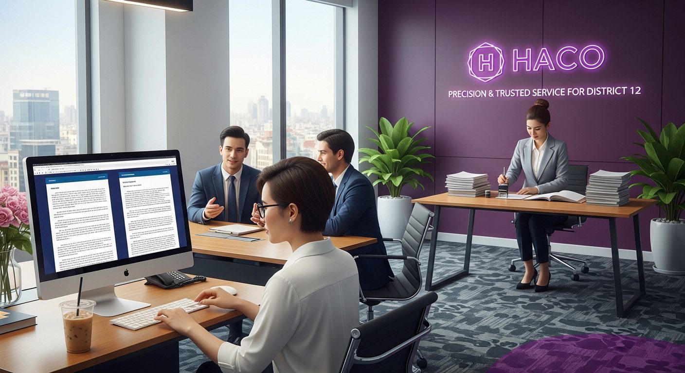 dịch thuật công chứng quận 12
