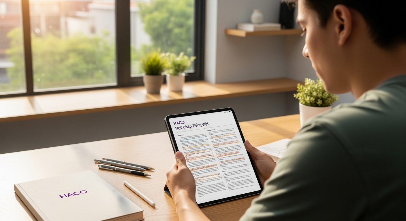 PDF Ngữ Pháp Tiếng Việt Người Nước Ngoài HACO Hướng Dẫn Học Tốt 4 pdf ngữ pháp tiếng Việt cho người nước ngoài