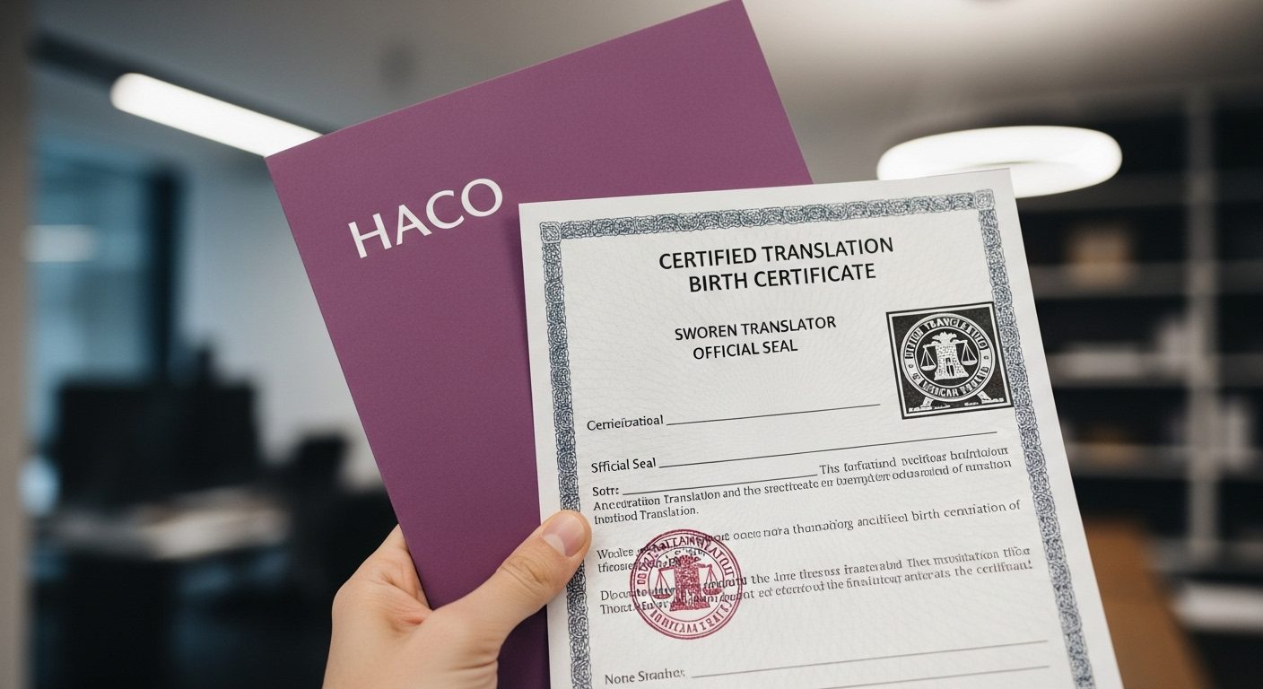 dịch thuật công chứng giấy khai sinh