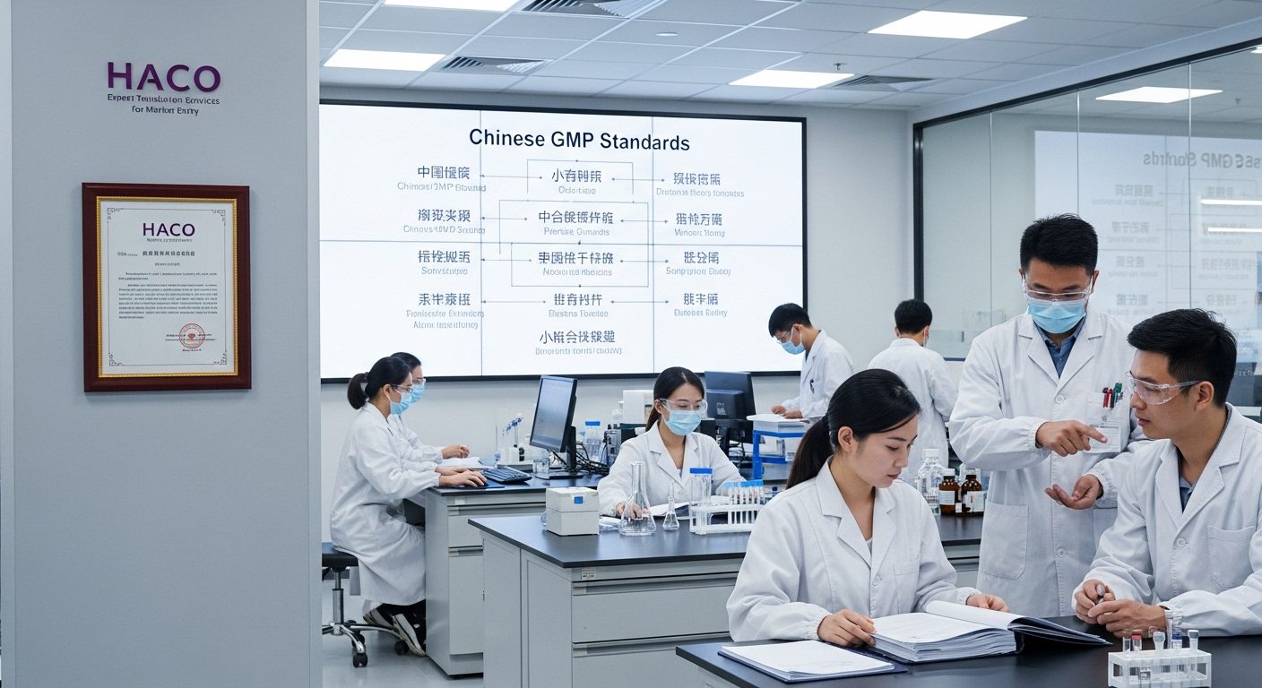 dịch tiêu chuẩn GMP tiếng trung