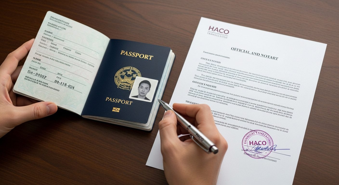 Dịch Thuật Công Chứng Passport Nhanh Chóng, Chính Xác Tại HACO 4 dịch thuật công chứng passport