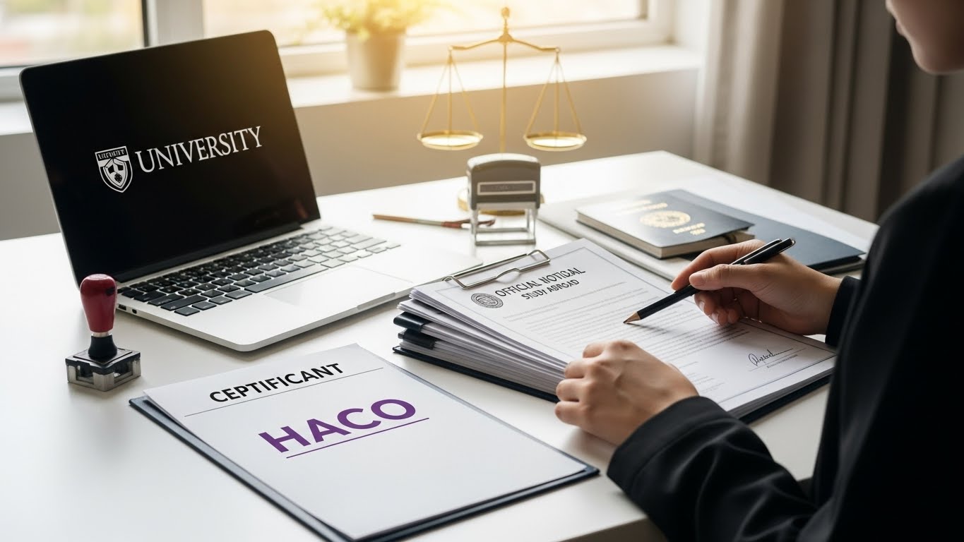 dịch thuật công chứng hồ sơ du học