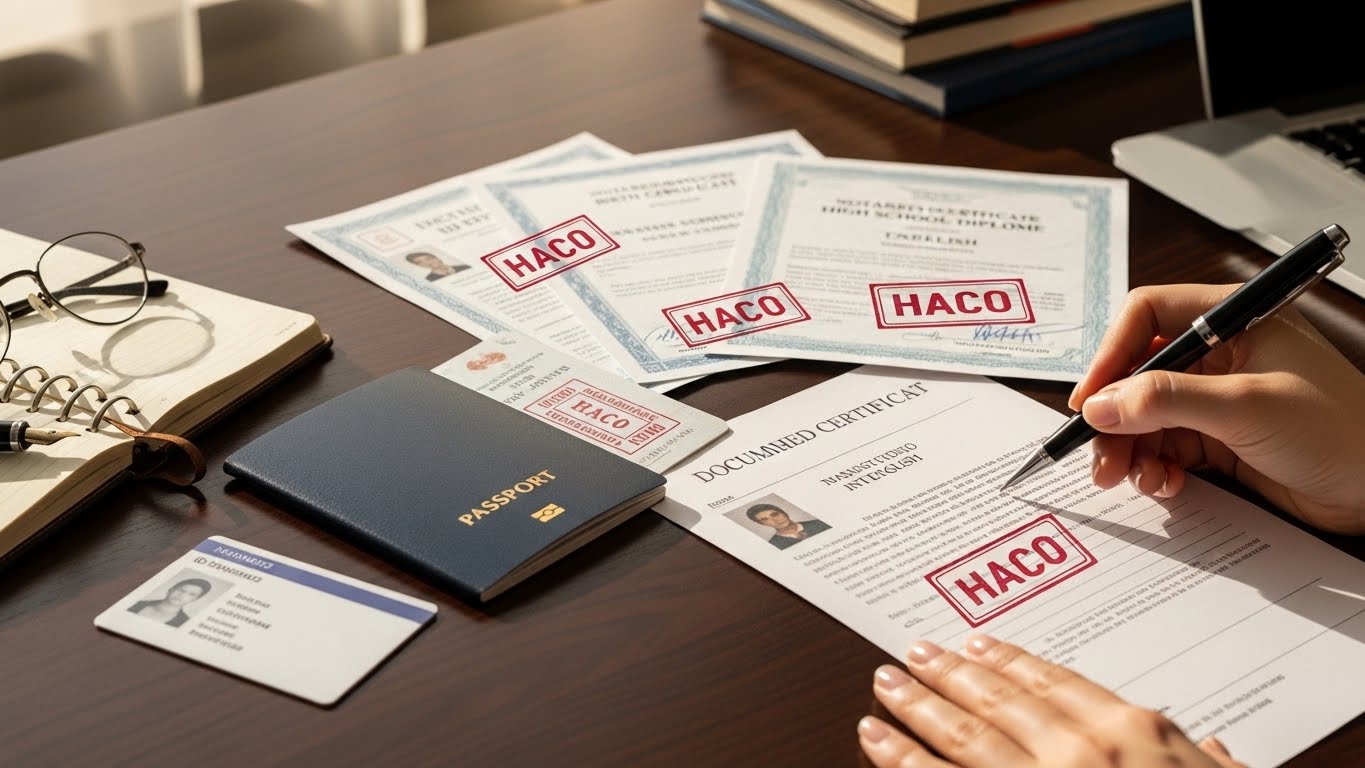 dịch thuật công chứng hồ sơ du học