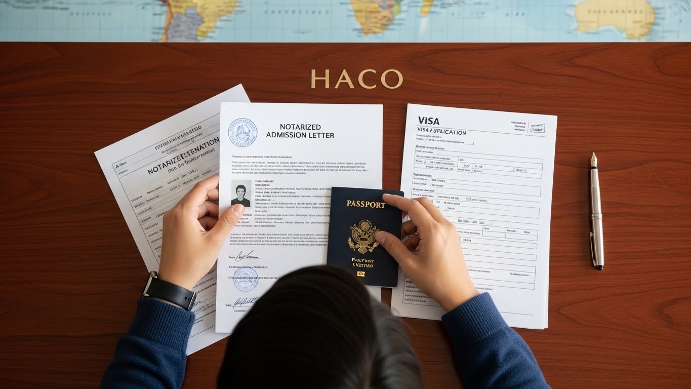 dịch thuật công chứng giấy báo nhập học