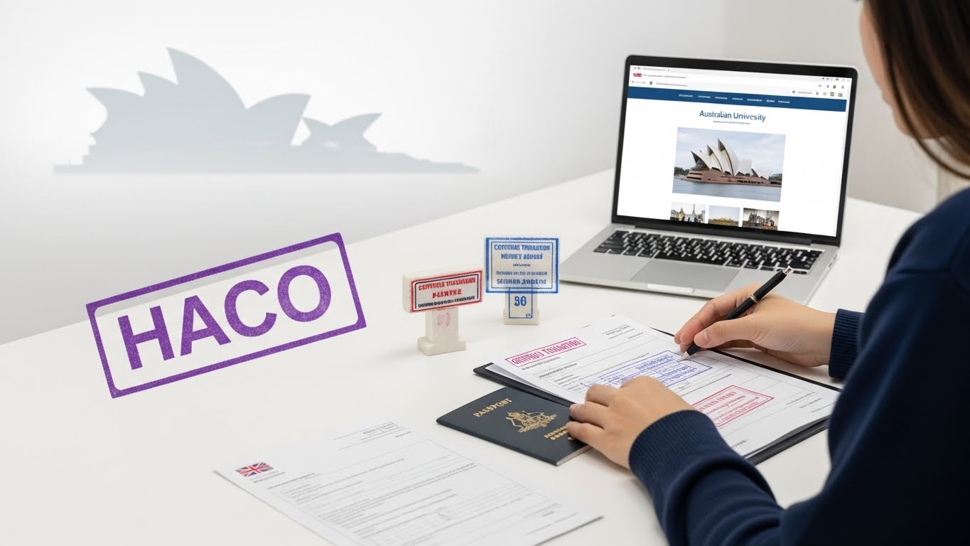 dịch thuật công chứng hồ sơ du học úc