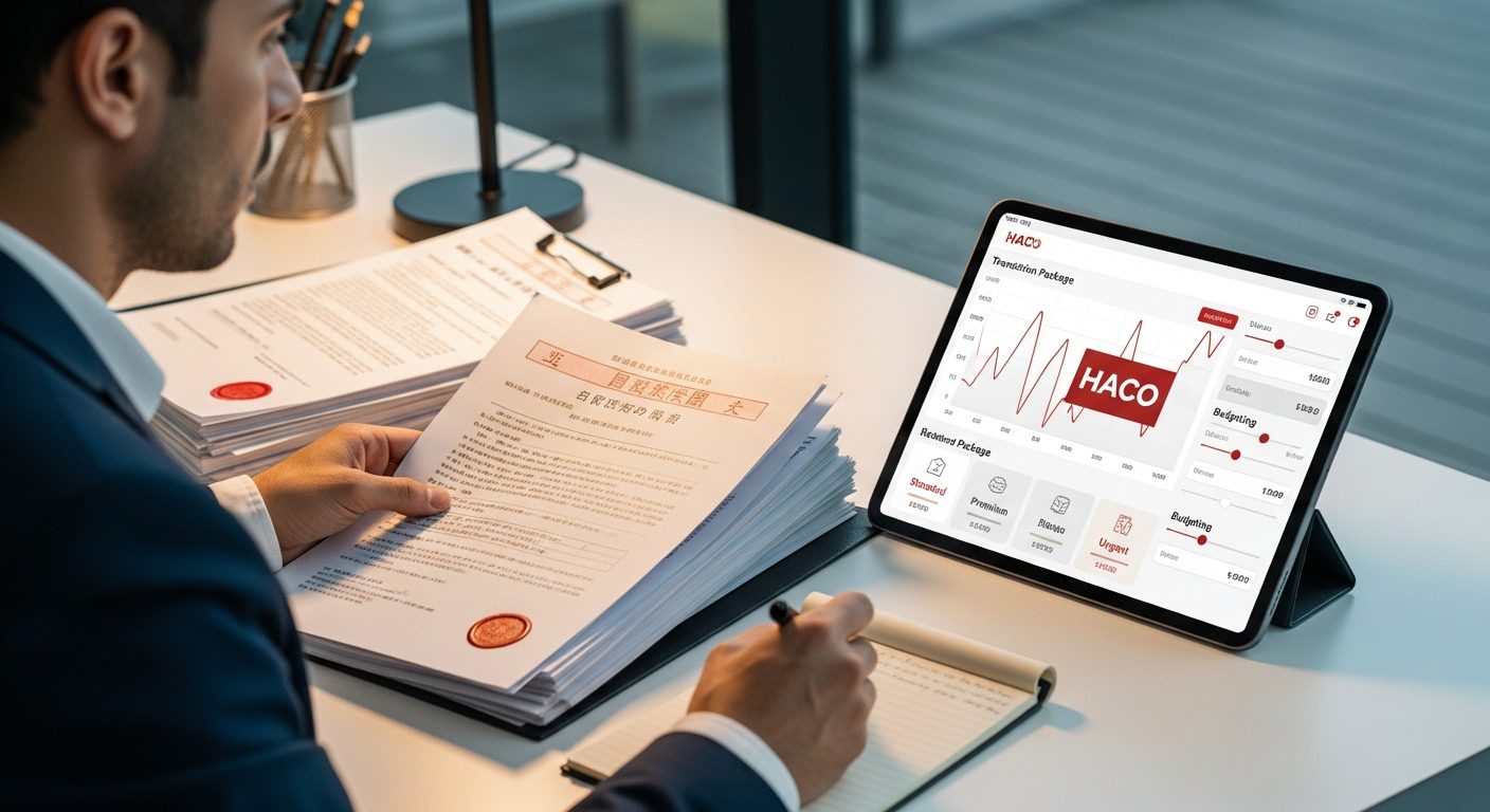 giá dịch công chứng tiếng nhật
