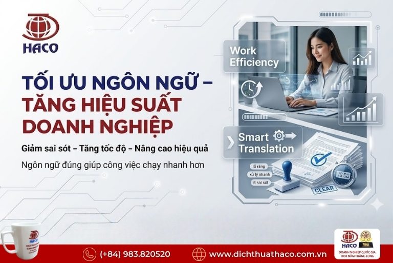 Giải pháp dịch thuật toàn diện cho doanh nghiệp