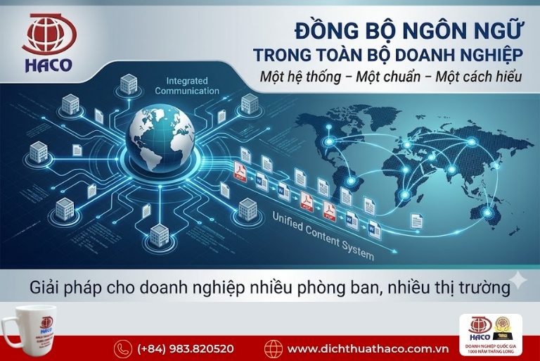 Giải pháp dịch thuật toàn diện cho doanh nghiệp