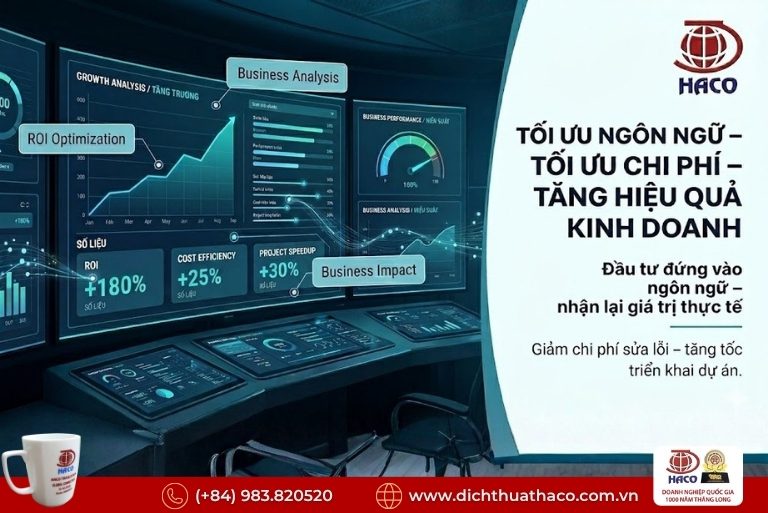 Giải pháp dịch thuật toàn diện cho doanh nghiệp