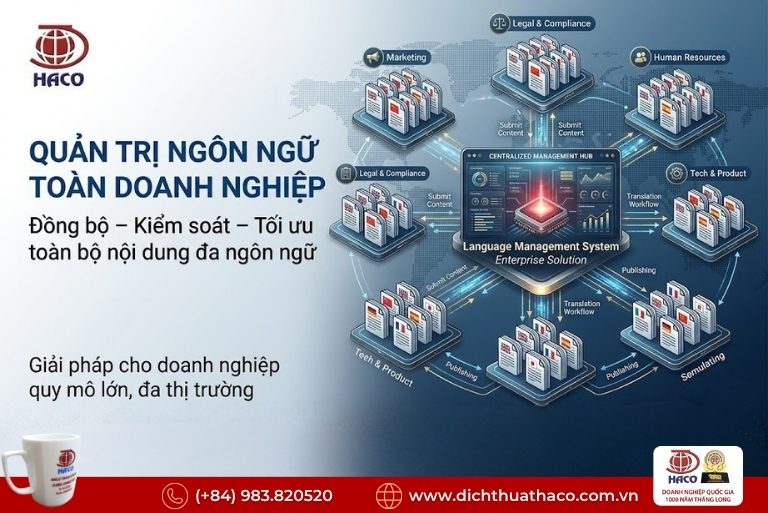 Giải pháp dịch thuật toàn diện cho doanh nghiệp