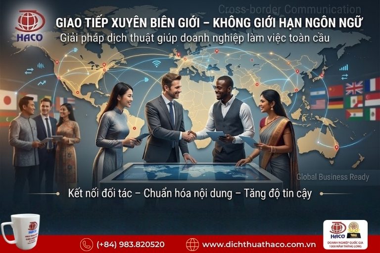 Giải pháp dịch thuật toàn diện cho doanh nghiệp