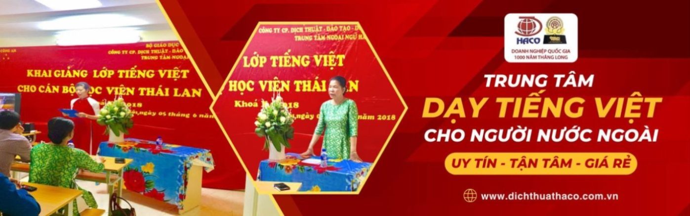Haco Banner Day Tieng Viet