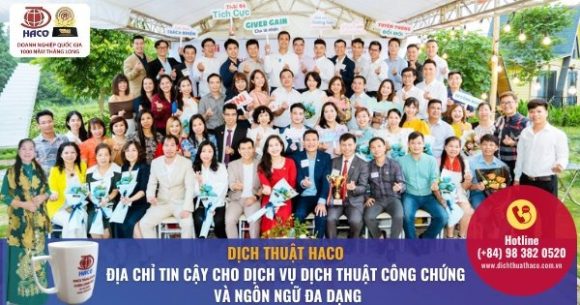 Haco Dia Chi Tin Cay Cho Dich Vu Dich Thuat Cong Chung Va Ngon Ngu
