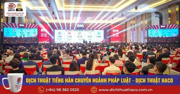 Haco Dich Thuat Tieng Han Chuyen Nganh Phap Luat