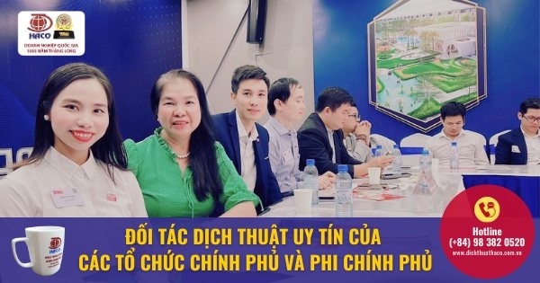 Haco Doi Tac Dich Thuat Uy Tin Cua Cac To Chuc Chinh Phu