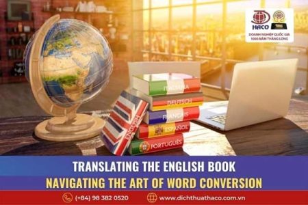 Haco Translating The English Book Navigating The Art Of Word Conversion 01