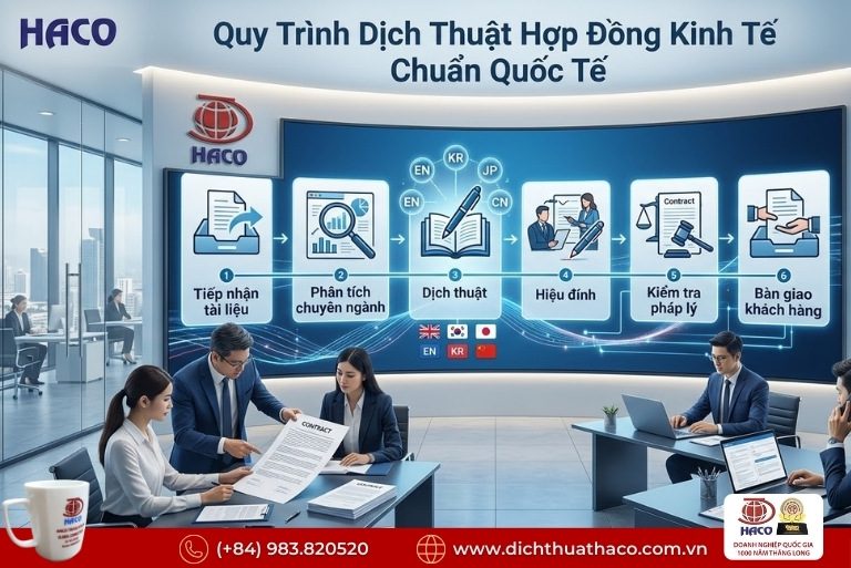 Dịch Thuật Hợp Đồng Kinh Tế Đa Ngôn Ngữ Hải Phòng
