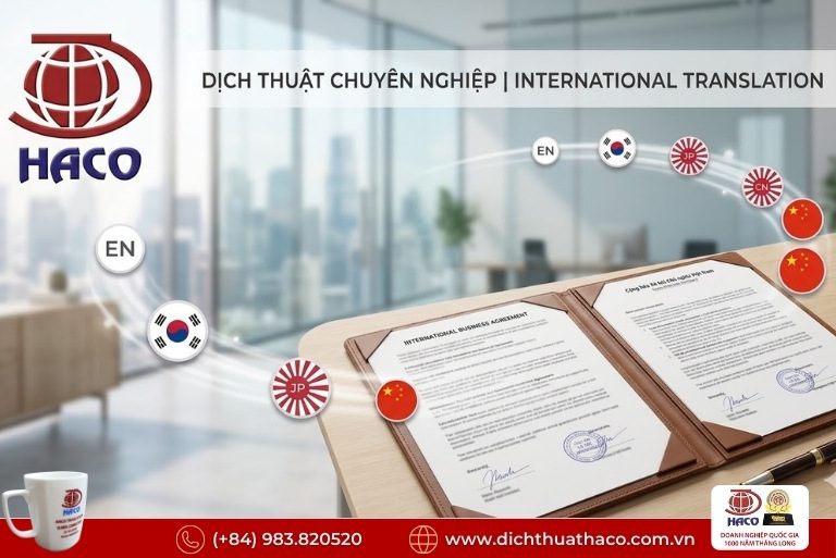 Dịch Thuật Hợp Đồng Kinh Tế Đa Ngôn Ngữ Hải Phòng