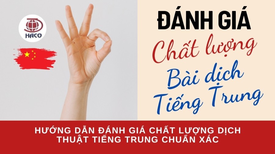 Hướng Dẫn đánh Giá Chất Lượng Dịch Thuật Tiếng Trung Chuẩn Xác