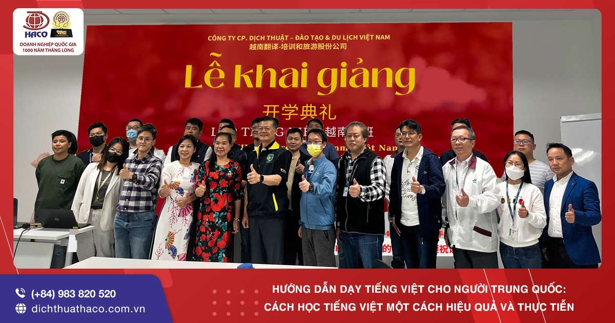 tiếng Việt cho người Trung Quốc