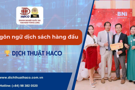 Ngôn Ngữ Dịch Sách Hàng đầu Uy Tín Nhanh Chóng Dịch Thuật Haco