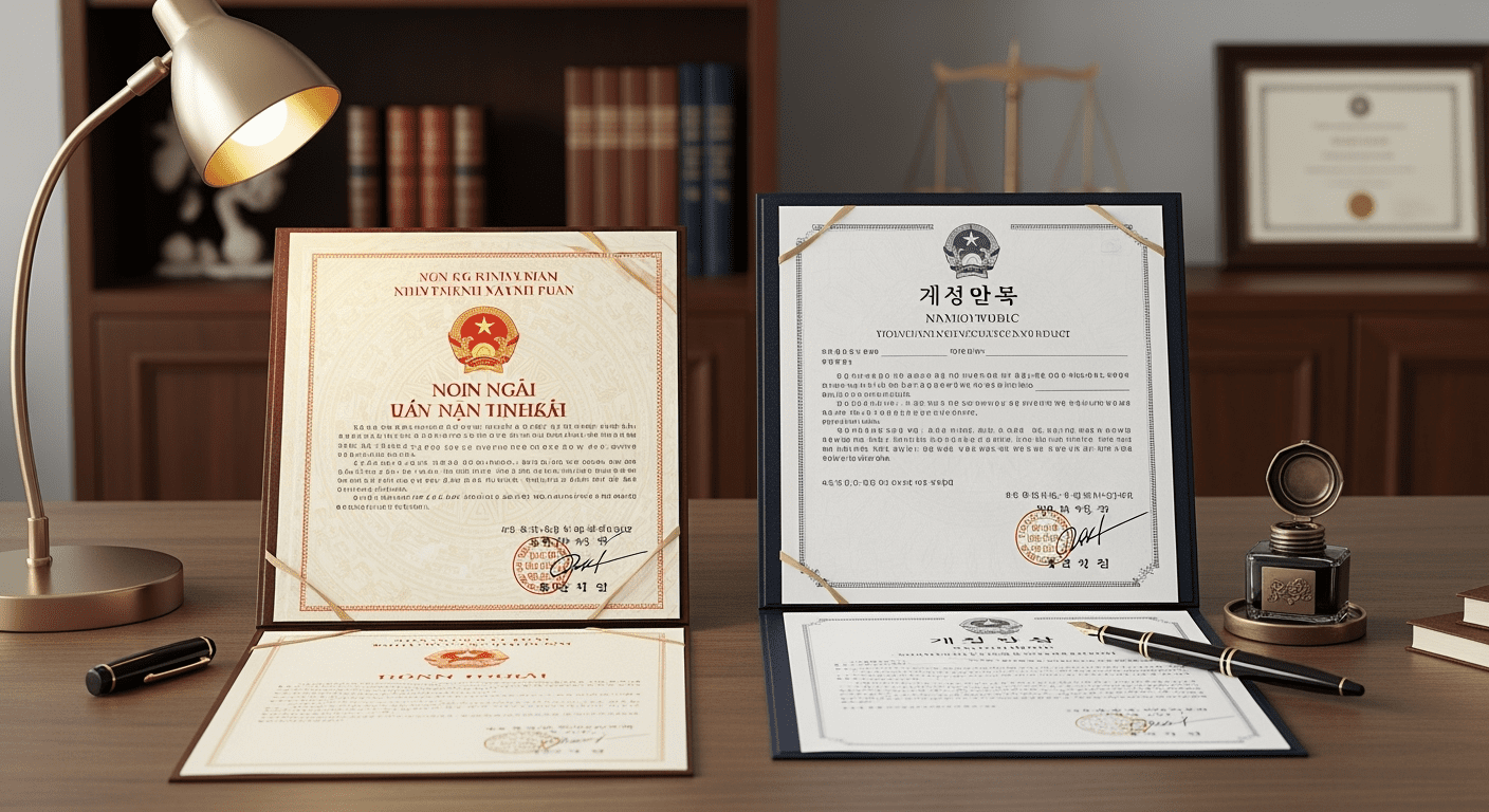 dịch hồ sơ kết hôn hàn quốc