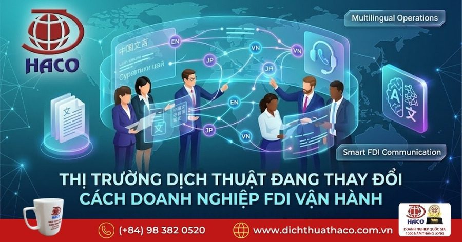 Phân tích thị trường dịch thuật cho doanh nghiệp FDI