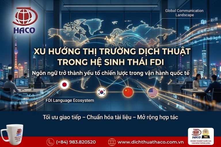Phân tích thị trường dịch thuật cho doanh nghiệp FDI – Xu hướng, nhu cầu và giải pháp ngôn ngữ 2 Phân tích thị trường dịch thuật cho doanh nghiệp FDI