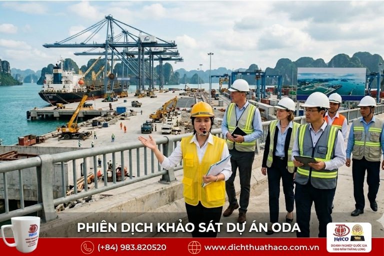 Phiên dịch dự án ODA tại Quảng Ninh