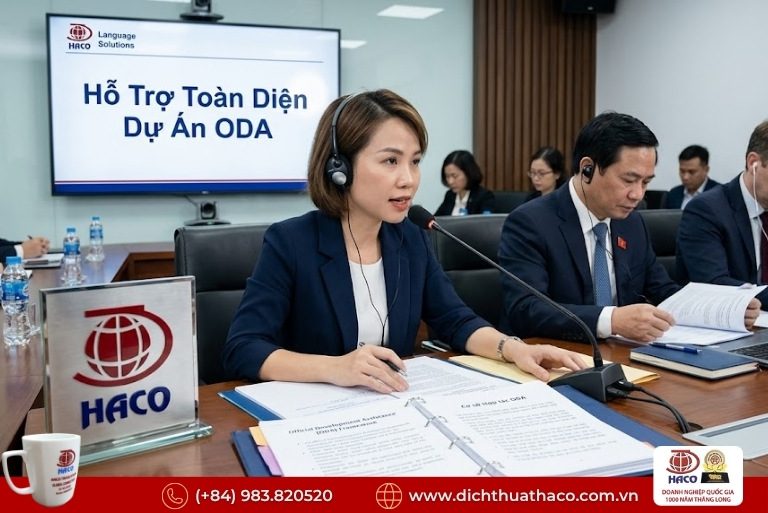 Phiên dịch dự án ODA tại Quảng Ninh