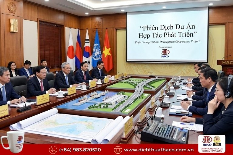 Phiên dịch dự án ODA tại Quảng Ninh