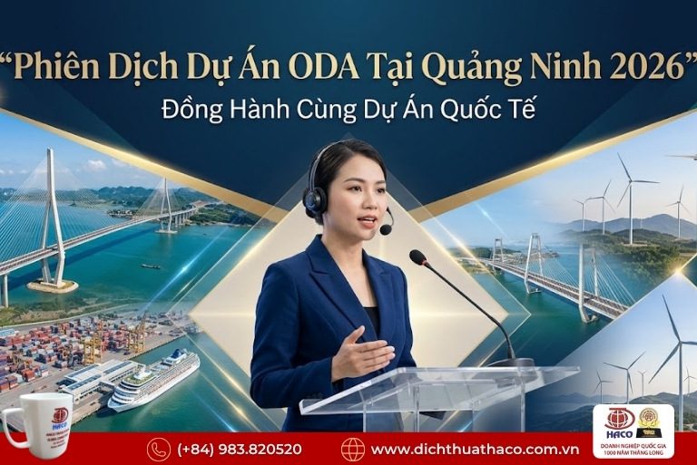 Phiên dịch dự án ODA tại Quảng Ninh