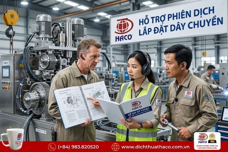Phiên dịch kỹ thuật tại KCN Nghi Sơn 2026 tại Haco 10 Phiên dịch kỹ thuật tại KCN Nghi Sơn