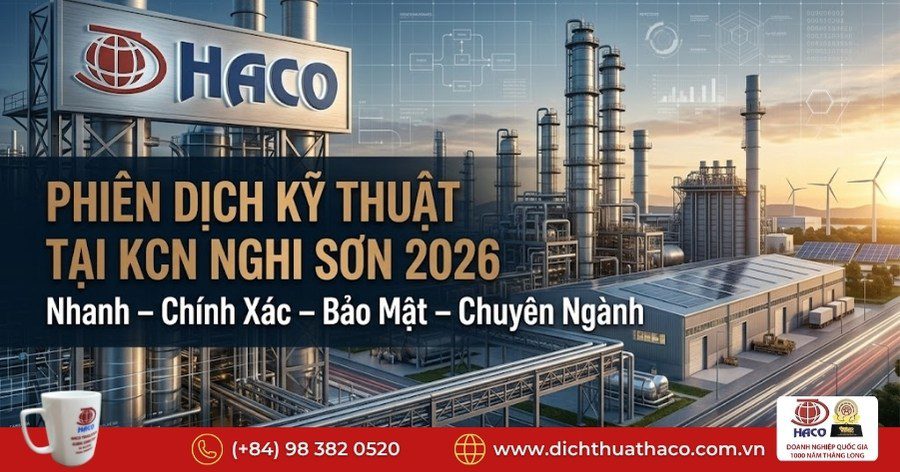 Phiên dịch kỹ thuật tại KCN Nghi Sơn