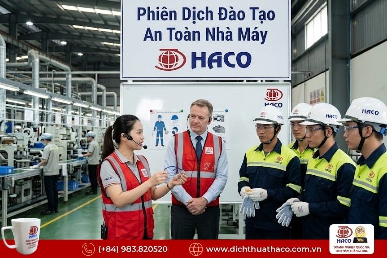 Phiên dịch kỹ thuật tại KCN Nghi Sơn 2026 tại Haco 3 Phiên dịch kỹ thuật tại KCN Nghi Sơn