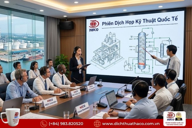 Phiên dịch kỹ thuật tại KCN Nghi Sơn 2026 tại Haco 11 Phiên dịch kỹ thuật tại KCN Nghi Sơn