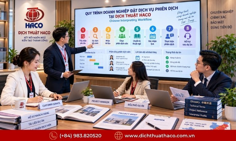 Phiên dịch tiếng Trung cho doanh nghiệp