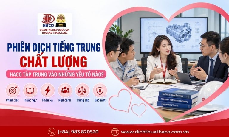Phiên dịch tiếng Trung cho doanh nghiệp