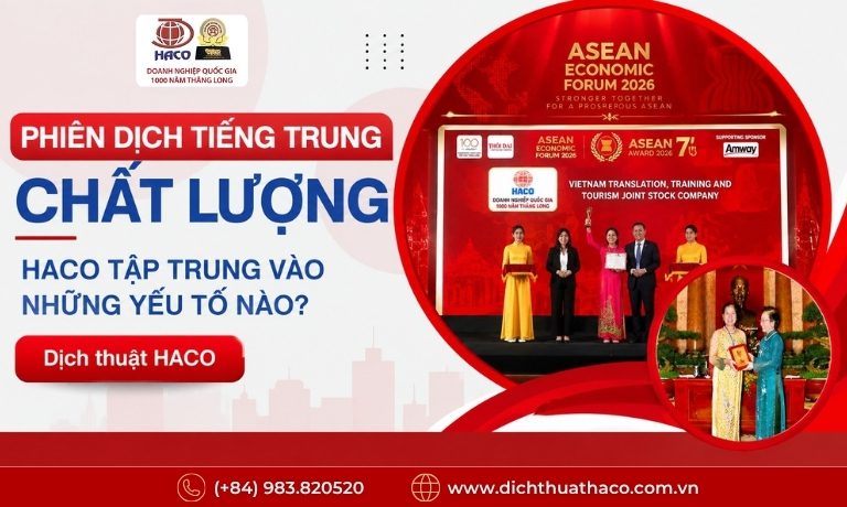 Phiên dịch tiếng Trung cho doanh nghiệp