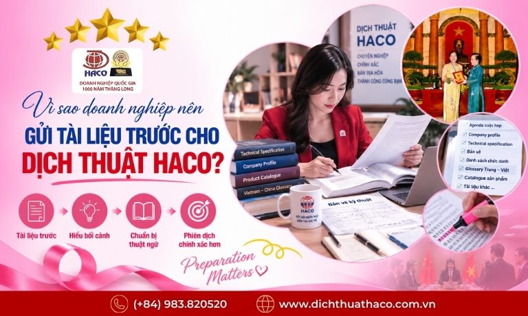 Phiên dịch tiếng Trung cho doanh nghiệp
