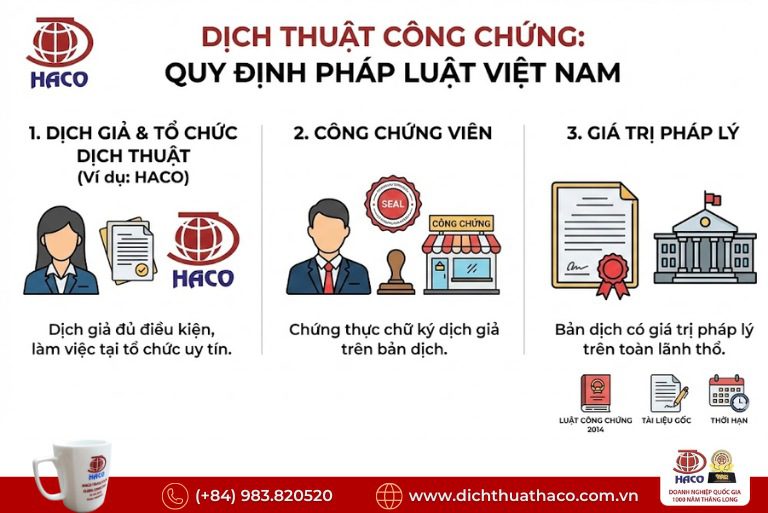 Quy trình dịch thuật công chứng chuẩn pháp lý tại Việt Nam 2 Quy trình dịch thuật công chứng chuẩn pháp lý tại Việt Nam