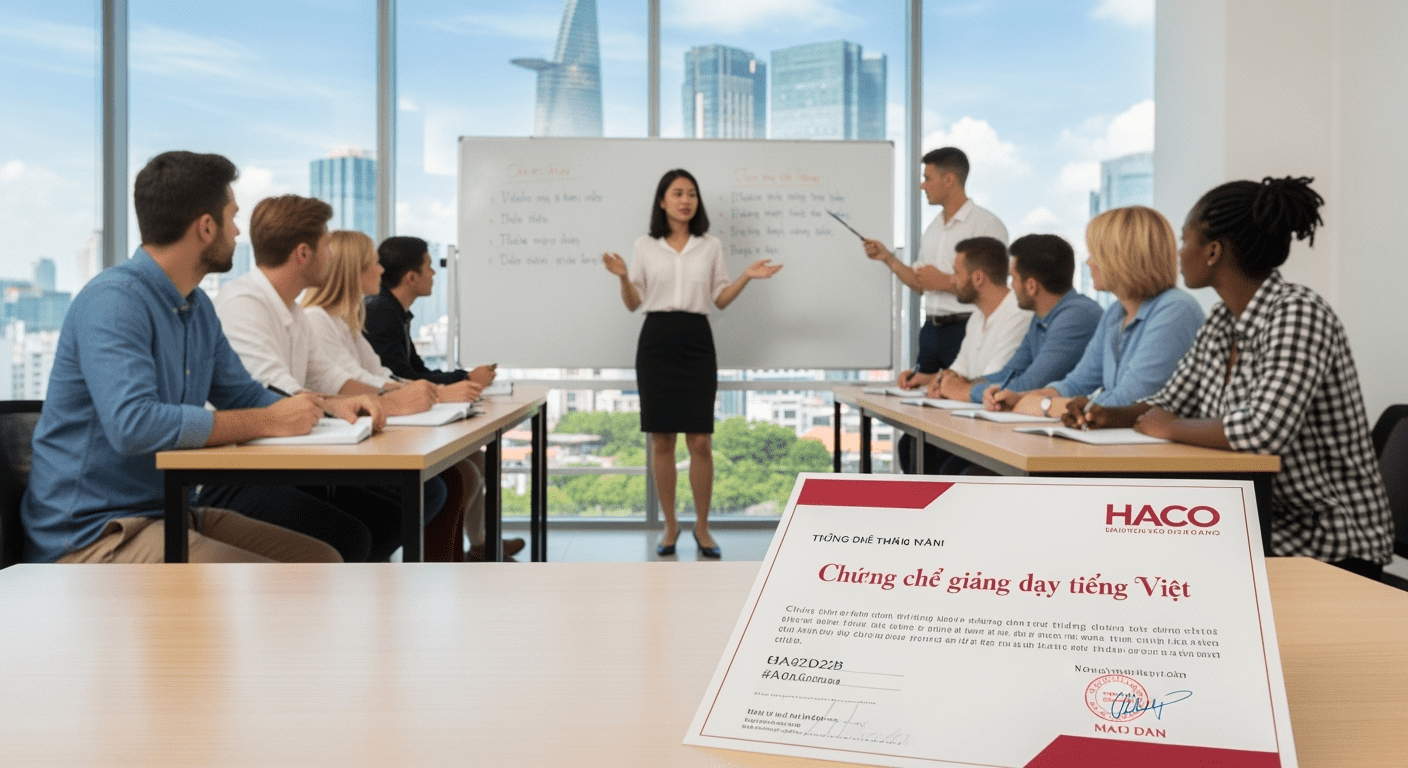 học chứng chỉ dạy tiếng Việt ở TPHCM